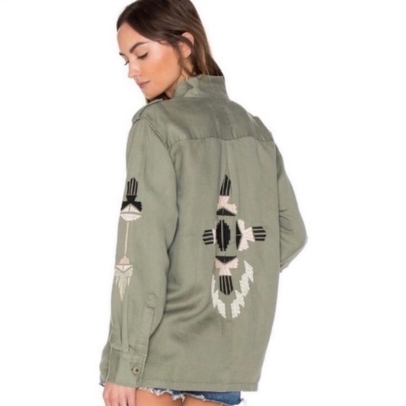 Rails Jackets & Blazers - Rails Elliot Aztec embroidered utility jacket | size small